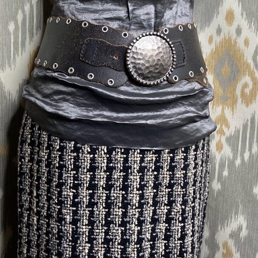 Ralph Lauren Collection | Fall 2004 Made-in-Italy Bouclé Tweed Skirt
